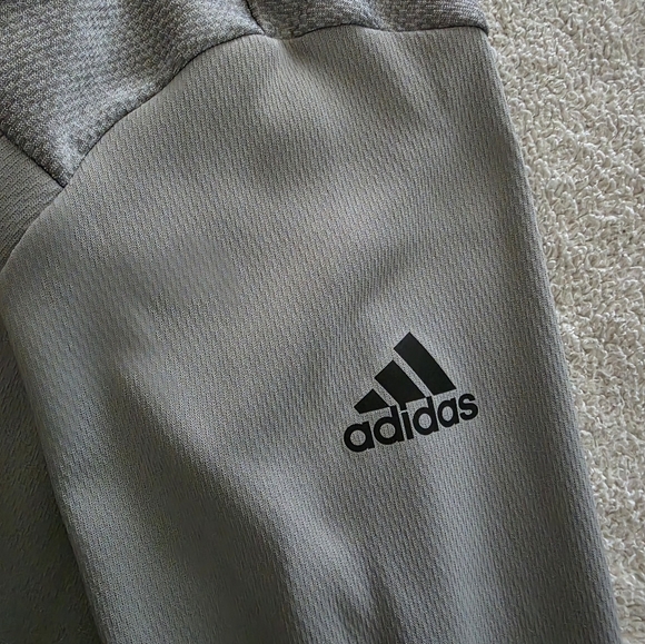 adidas Response Performance 1/4 Zip Pullover, Men's Medium, EUC - Light Gray - Picture 4 of 13